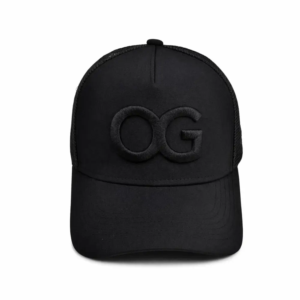 Hall of Fame OG trucker snapback with embroidered logo