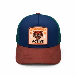 Hall of Fame Lench Edition Retired Badboy navy burgundy green mesh trucker snapback